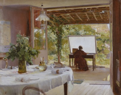 Open-air Studio, late 19th-early 20th century. Creator: William Blair Bruce.