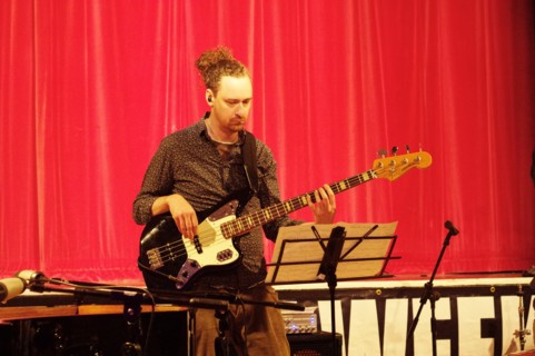 Paul Michael, Byron Wallen 4 Corners, Battle Jazz Festival, Battle, East Sussex, July 2023. Creator: Brian O'Connor.