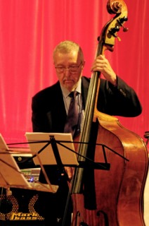 Dave Green, Art Themen Project, Battle Jazz Festival, Battle, East Sussex, July 2023. Creator: Brian O'Connor.