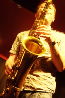 Julian Nicholas, Nigel Thomas Quintet, Verdict Jazz Club, Brighton, East Sussex, June 2023. Creator: Brian O'Connor.