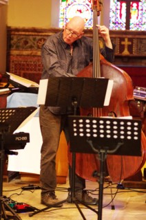 Dave Jones, Brandon Allen Turrentine Project, St Andrews Church, Hove, East Sussex, May 2023. Creator: Brian O'Connor.