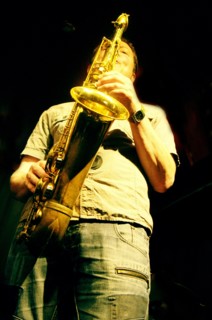 Julian Nicholas, Nigel Thomas Quintet, Verdict Jazz Club, Brighton, East Sussex, June 2023. Creator: Brian O'Connor.
