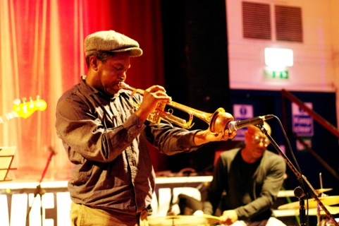 Byron Wallen, Byron Wallen 4 Corners, Battle Jazz Festival, Battle, East Sussex, July 2023. Creator: Brian O'Connor.