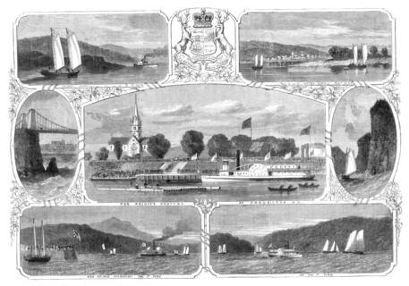The Prince of Wales in Canada, 1860. Creator: Smyth.