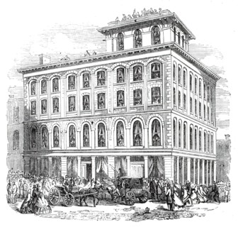 Victoria House, the residence of the Prince of Wales whilst in Ottawa, 1860. Creator: Unknown.