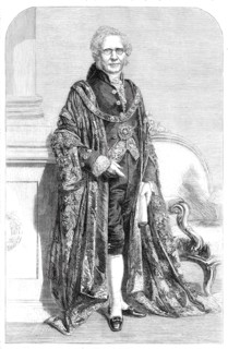 The Right Hon. W. Cubitt, M.P., the new Lord Mayor, from a photograph by Mayall, 1860. Creator: Unknown.