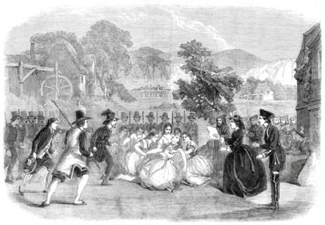 Scene from the opera of "The Night Dancers", at the Royal English Opera, Covent Garden, 1860. Creator: Unknown.