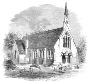 Holy Trinity Chapel School at Reach, Cambridgeshire, 1860. Creator: Unknown.