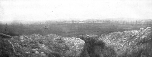 'Notre offensive du 15 decembre 1916; La gauche du champ de bataille: le village de Bras et la Meuse Creator: Unknown.