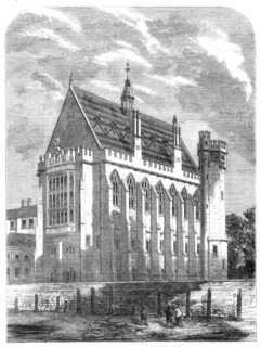 The Inner Temple new Law Library, 1860. Creator: Unknown.