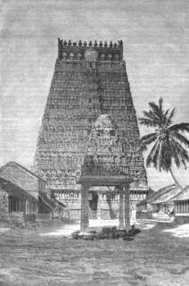 'The Chief Gopuram of Combaconum; Notes on the Ancient Temples of India', 1875. Creator: Unknown.
