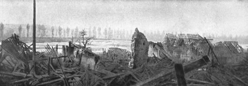 'Clery Repris; La lisiere Sud de Clery: vue sur les marais Ommiecourt', 1916. Creator: Unknown.