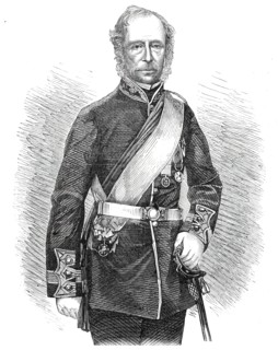 The late Duke of Richmond, K.G. - from a photography by Maull and Polyblank, 1860. Creator: Unknown.