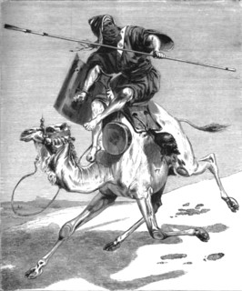 ''Moorish Warrior; A Ride to Gebel-Mousa, in North-Western Barbary', 1875. Creator: Trorey Blackmore.