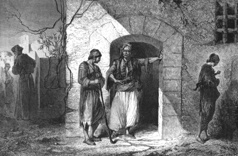 'Natives and Costumes in Syria; The Stone Towns of Central Syria, otherwise called the..., 1875. Creator: Unknown.