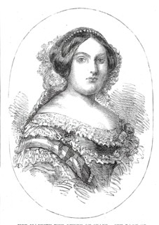 Her Majesty the Queen of Spain, 1860. Creator: Unknown.