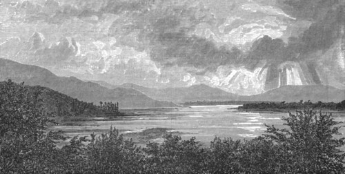'View near Nynee Tal; Black Bear Shooting in the Himalayas', 1875. Creator: Unknown.