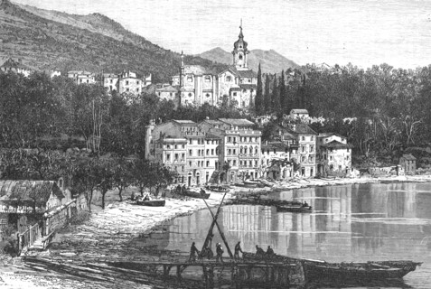 'Fezzano, on the Gulf of Spezia; The Gulf of Spezia', 1875. Creator: Unknown.