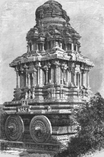 'Original Form of the Car of Juggernath, constructed in stone; Notes on the Ancient..., 1875. Creator: Unknown.