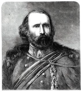 General Garibaldi - from a portrait by Orsani, 1860. Creator: Smyth.