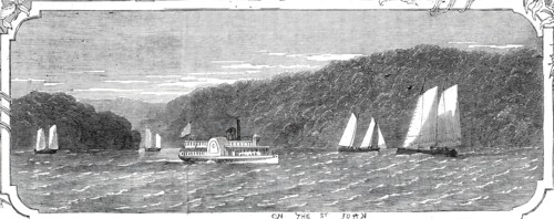 On the St. John, 1860. Creator: Smyth.