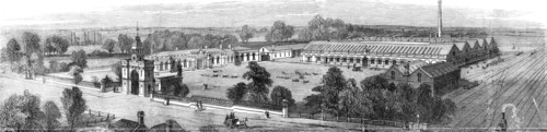 The Britannia Ironworks at Bedford, 1860. Creator: Unknown.