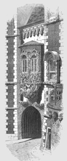 ''Doorway and Oriel in the Penha Verde in Cintra; Excursions near Lisbon', 1875. Creator: Unknown.