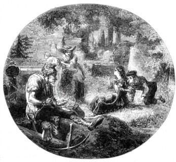 What's O'Clock? What's O'Clock? - drawn by Godwin, 1860. Creator: W Thomas.