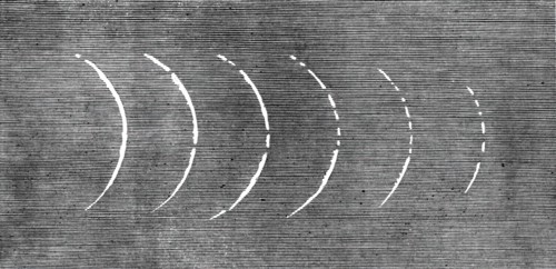 The Eclipse of the Sun on July 18 in Spain - Baily's Beads as seen with an inverting tele..., 1860. Creator: Unknown.