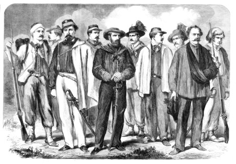 The Liberators of Sicily - from a sketch by our special artist, 1860. Creator: Unknown.
