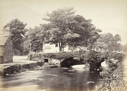 Beddgelert, The Bridge & Moel Hebog, No. 3 (518), Printed 1860 circa. Creator: Francis Bedford.