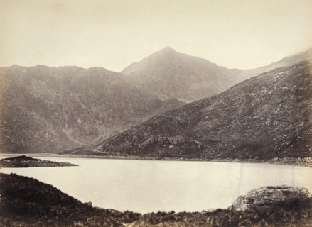 Snowdon, From Llyn Llydaw (528) (image 2 of 2), Printed 1860 circa. Creator: Francis Bedford.