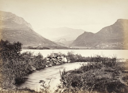 Snowdon, From Nantlle Lakes (583), Printed 1860 circa. Creator: Francis Bedford.