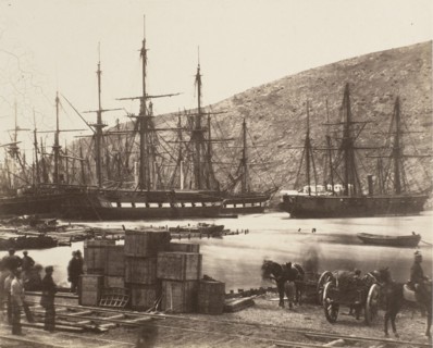 Head Of Harbour, Balaklava, Printed 1856. Creator: Roger Fenton.