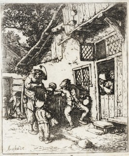 The Wandering Musicians, c1642. Creator: Adriaen van Ostade.