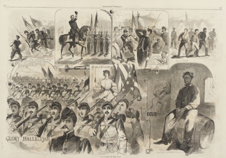 The Songs of the War, 1861. Creator: Unknown.