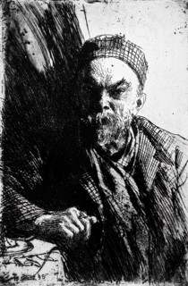 Paul Verlaine, 1895. Creator: Anders Leonard Zorn.