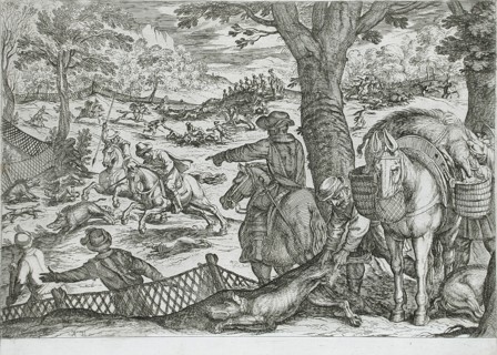 Boar Hunt, 16th century. Creator: Antonio Tempesta.