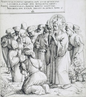 The Raising of Lazarus, 1545. Creator: Augustin Hirschvogel.