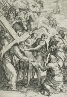 Christ Carrying His Cross, 1567. Creator: Cornelis Cort.
