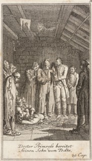 Plate 9 for Oliver Goldsmith's 'The Vicar of Wakefield', 1776. Creator: Daniel Berger.