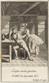Plate 5 from The Deserter by Sedaine, 1775. Creator: Daniel Berger.