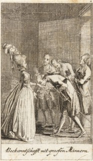 Illustration for 'Life of a Badly Brought Up Young Lady', 1779. Creator: Daniel Nikolaus Chodowiecki.