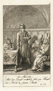 Original Anecdotes of Peter the Great, 1789. Creator: Daniel Nikolaus Chodowiecki.