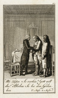 Iffland's Jager, 1786. Creator: Daniel Nikolaus Chodowiecki.