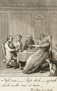 Iffland's Jager, 1786. Creator: Daniel Nikolaus Chodowiecki.