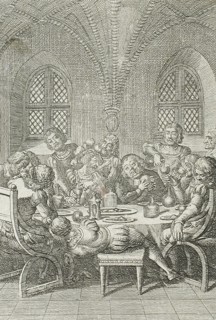 A King Making Merry, 1794. Creator: Daniel Nikolaus Chodowiecki.