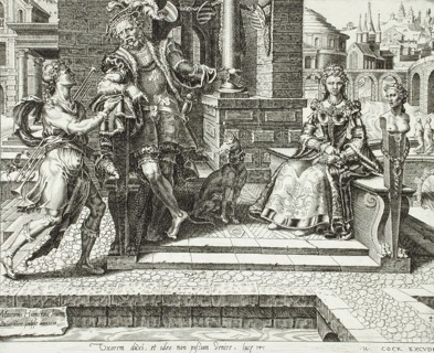 The Third Excuse: the Man who Married a Wife, 1559. Creator: Dirck Volkertsen Coornhert.
