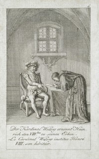 Illustration for the 'History of Henry VIII', 1797. Creator: Eberhard Siegfried Henne.