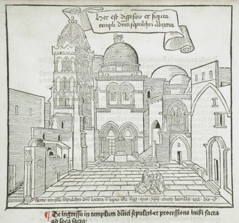 Church of the Holy Sepulchre, published 1486. Creator: Erhard Reuwich.